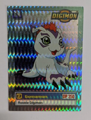 1999 DIGIMON CARD - GOMAMON, Pre-Owned, HOLO, PRIZM | eBay