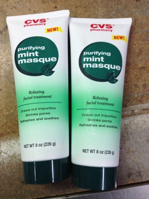 (4) Purifying Mint Masque MASK Relaxing Facial Treatment 8 oz CVS 698467 NEW