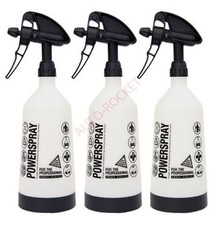 3 x Double Spray Action Trigger Bottles - 1L Heavy Duty Power Sprayer Valeting