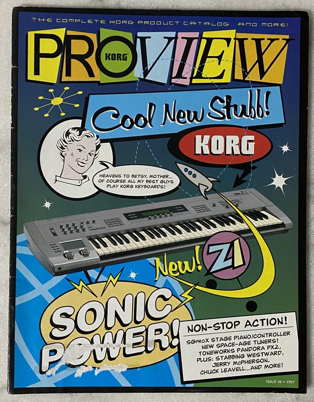 KORG ProView Magazine Issue 10 1997 - Stabbin Westward, Chuck Leavell, Dishwalla