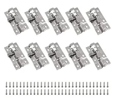10Pcs 1.5"/38mm Barrel Bolt Stainless Steel Security Interior Exterior Door W...