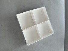 Clear Lid Cookie Boxes - 18x18x3cm