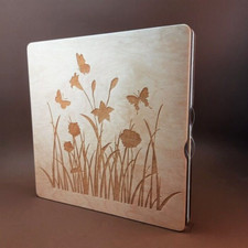 Wooden organizer Bead storage BOOK for 60 cells with two acrylic FREE SHIPPING