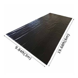 USED 10ft*20ft Pond Liner Fish Pond Liner Pond Skins HDPE Black for Koi Ponds