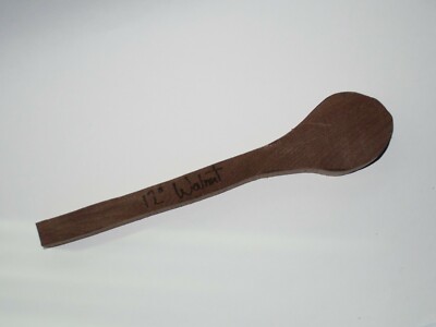 2 Walnut Spoon Carving Blanks   12'' Each   Premium Wood for Whittling & DIY