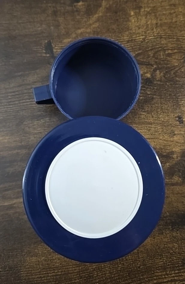 VTG CHIEF WAHOO MLB Promo Whoppers Candy Lunch Beverage Thermos Cooler Cup - Image 3 of 4