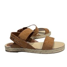 Jenni Kayne Suede Sunday Sandals in Saddle Size 38 EU/8 US NWOB