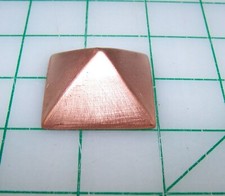 1.5" x 1.5" Copper Picket Caps Copper Gutter/Downspout Accessory (4 to a pack)