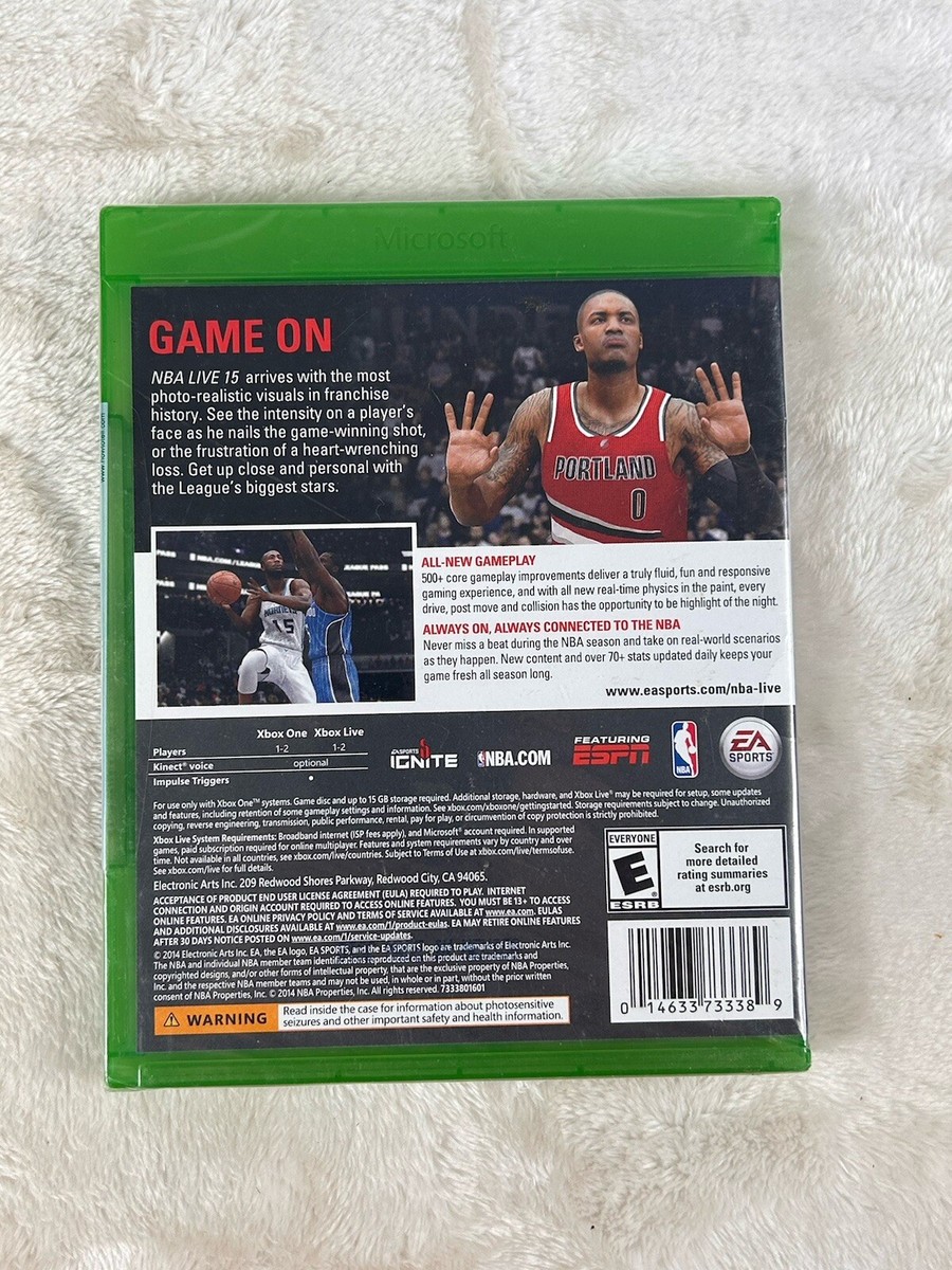 Xboxone NBA LIVE 15,162本セット NBA Live 15 (XBOX ONE) NEW | eBay