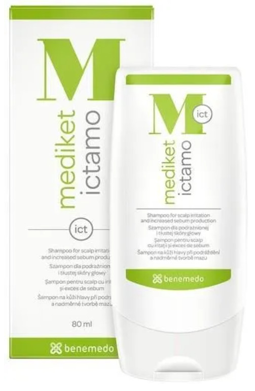 Mediket Ictamo Shampoo für schwere Kopfhautprobleme 80ml