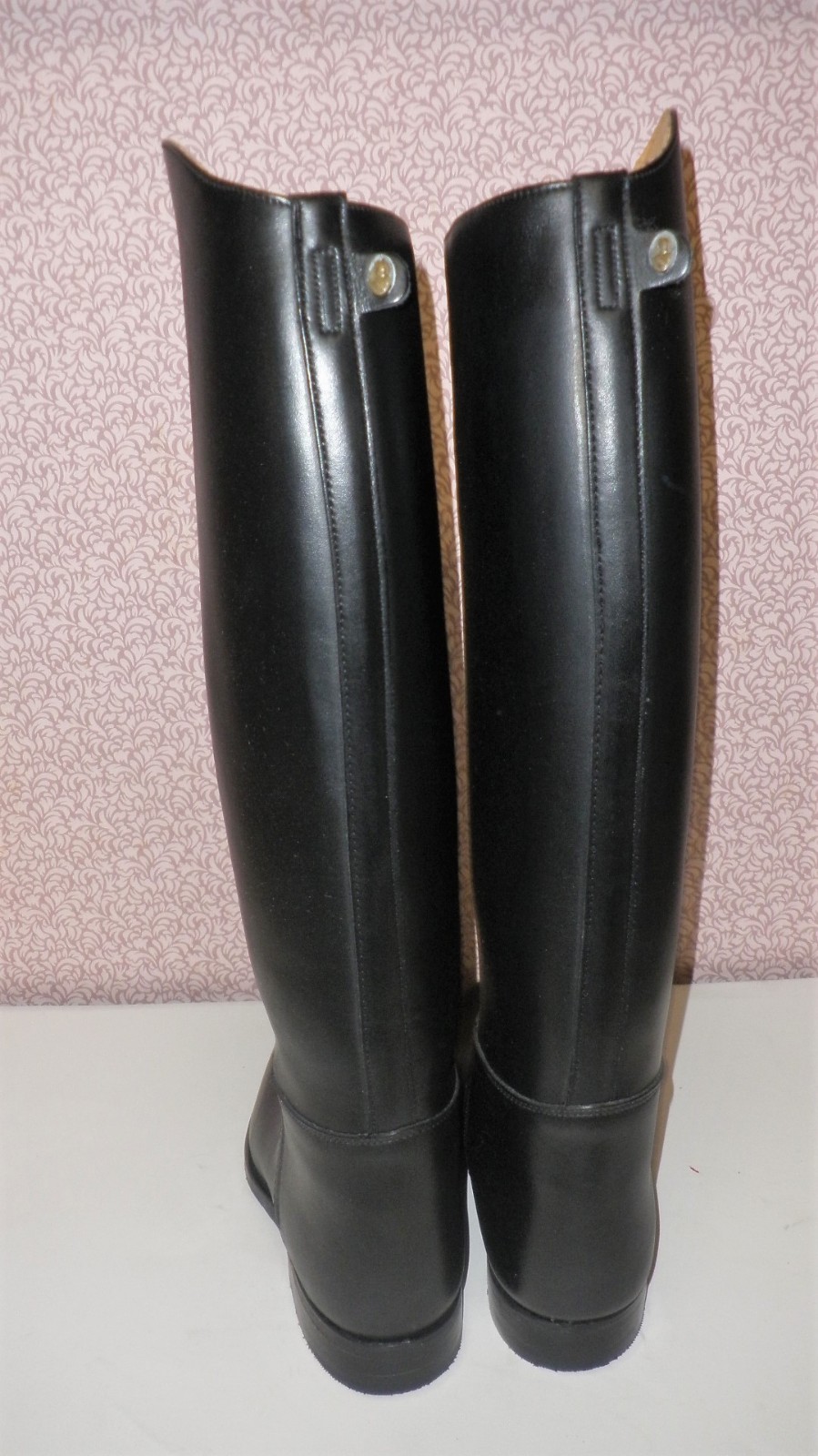 Regent Pro Euro Black English Leather Long Riding Boots Various Sizes