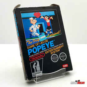 POPEYE NINTENDO NES - PAL FRA / ASD - COMPLET AVEC NOTICE - RABAT MANQUANT