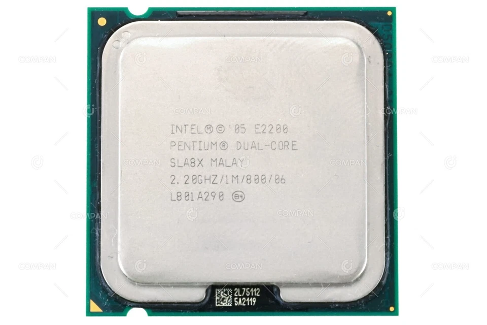 SLA8X INTEL PENTIUM E2200 2.2 GHZ 2CORE 1MB CACHE 65W SOCKET LGA775 SLA8X - - - Image 3 of 4
