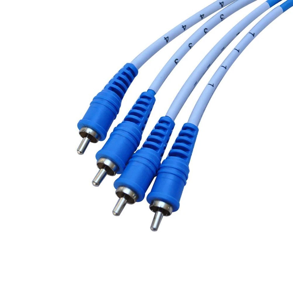 Seismic Audio - 4 Channel 10 Foot RCA Audio Snake Cable 10' PA DJ Cord - Image 2 of 2