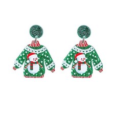 Christmas Earrings for Women Funny Christmas Acrylic Dangle Earrings Lightwei...