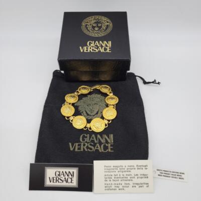 Gianni Versace Medusa Bracelet Men's Women's Chain Gold