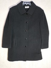 Forecaster of Boston Women's 12 Long Coat 80 LambsWool Black