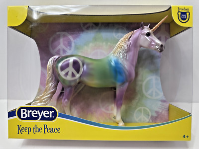 Breyer Freedom Series Keep The Peace Unicorn Scale 1:12 Ages 4+