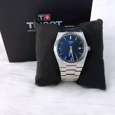 Men Tissot Classic PRX/316L Blue Stainless Steel Watch T137.410.11.041.00 (40mm)