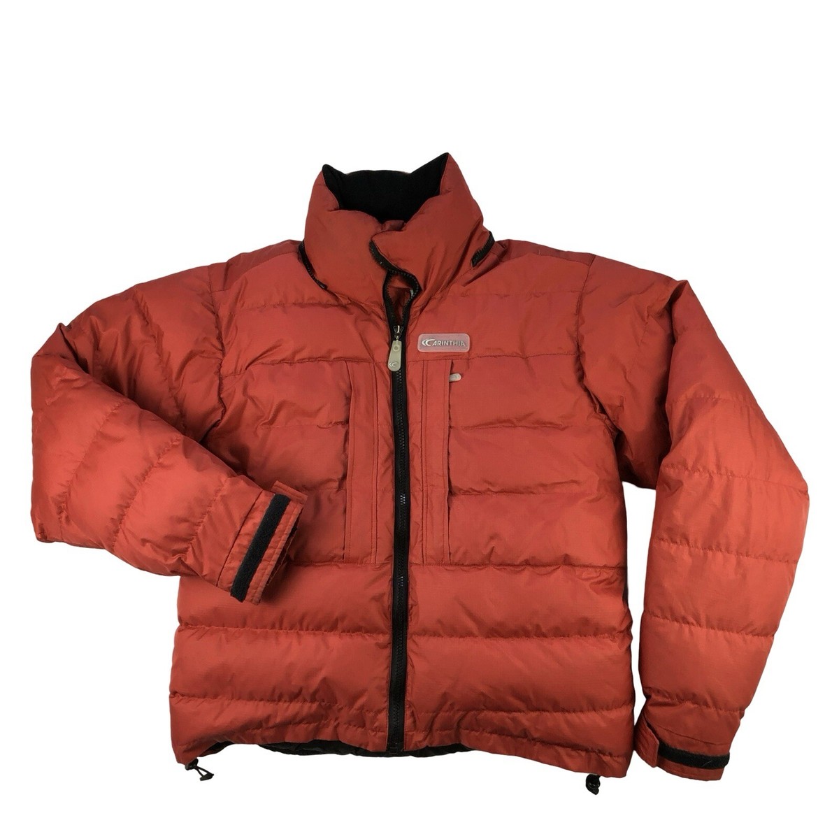 Carinthia Downy Alpine Mens Small Red Full Zip Down Puffer Jacket