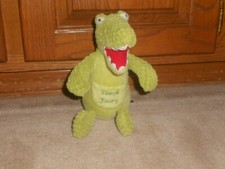 MAISON CHIC Green Alligator TOOTH FAIRY Pocket 10" Plush