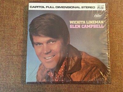 Rare Glen Campbell Wichita Lineman Reel to Reel 3 3/4 IPS 4 Track NOS Sealed!