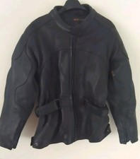 Ladies Biker Gear Box, Leather Motorcycle Biker Jacket, Vgc, Cowhide, Size 10