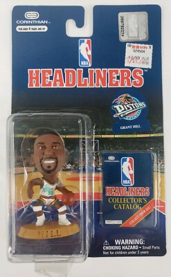 1997 Grant Hill Corinthian Headliners Figure Detroit Pistons 