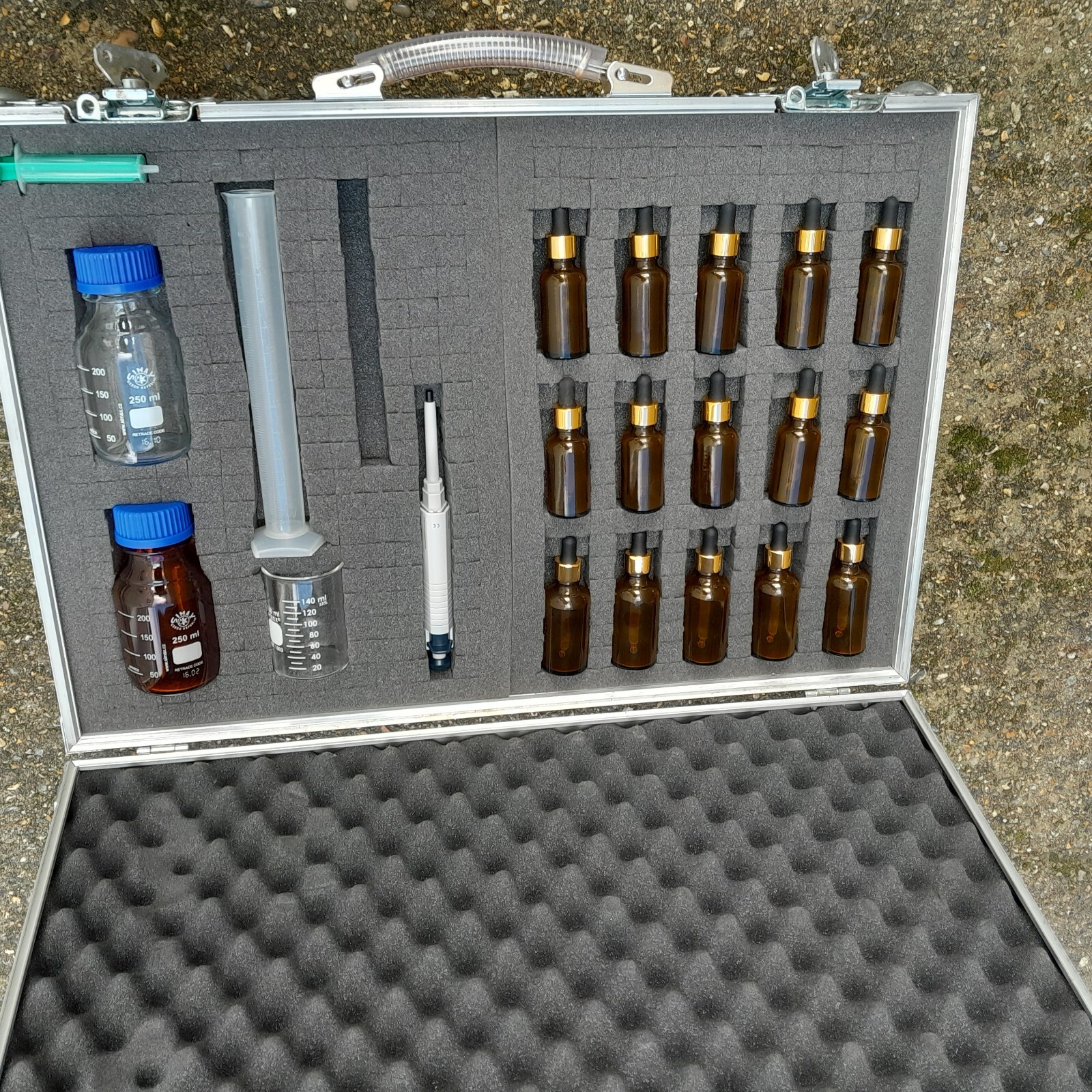 swift flight case with vintage scientific medical equipment eBay