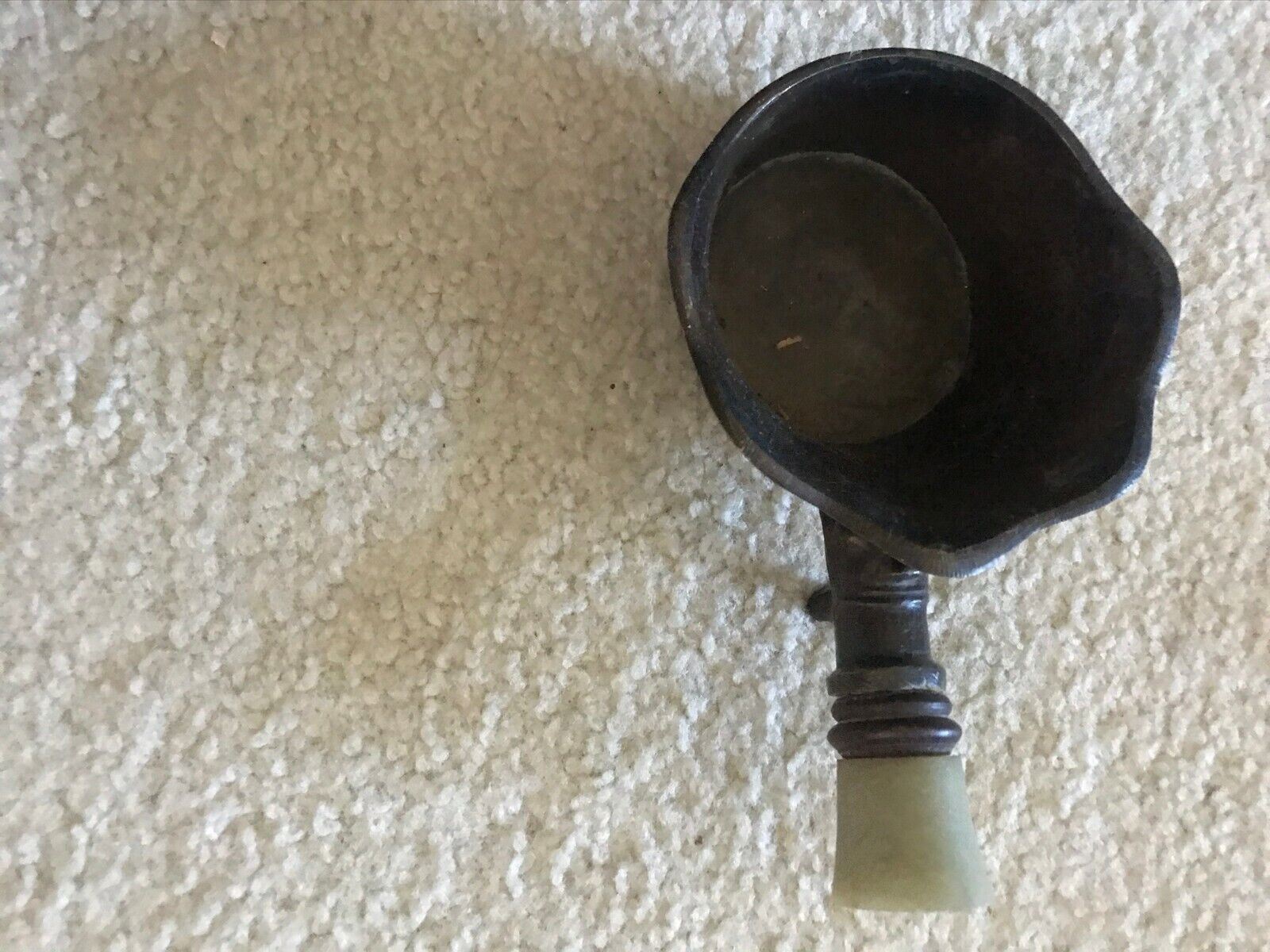 W/ Stone / Jade Handle 7"l X4-1/4"w