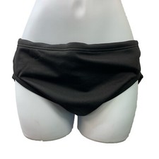 TYR Men's Durafast Elite Racer Brief Swimsuit Size 36 Black Underwear Swimwear