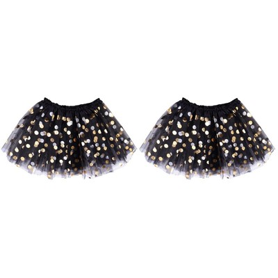  2 Pack Festival Outfit Costumes Polyester Skirt Comfortable Child