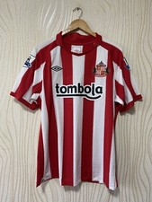 SUNDERLAND 2010 2011 HOME FOOTBALL SHIRT SOCCER JERSEY UMBRO #11 BENT ENGLAND
