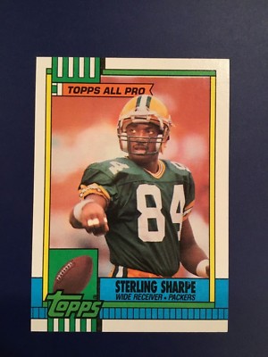 1990 Topps #140 STERLING SHARPE Green Bay Packers QTY AVAIL Pack Fresh LOOK