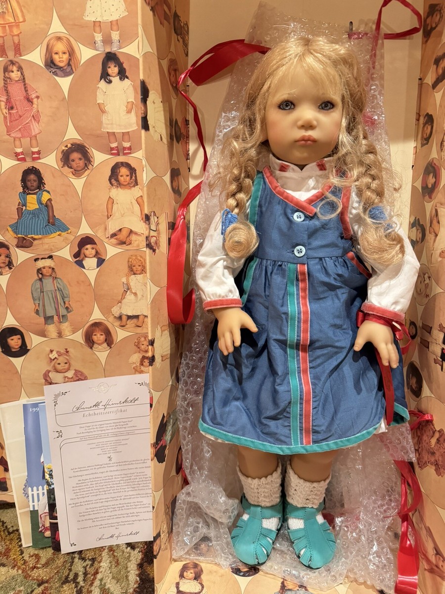 アネッテドール　KINDER 1999 Annette Himstedt Puppen Kinder Ullwa Blonde Girl Doll Norway