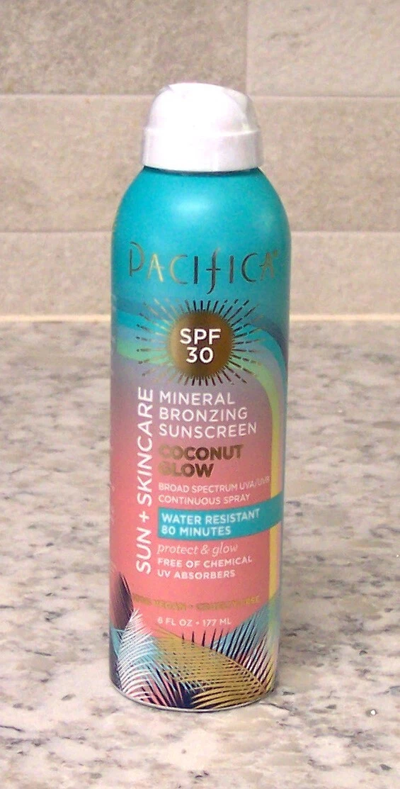 Pacifica Mineral Bronzing Sunscreen Coconut Glow NEW SEALED