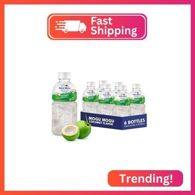 Mogu Mogu Coconut Juice Drink with Nata de Coco   Refreshing Coconut Beverage wi