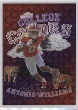 2024 Clemson University Tigers College Colors Holo Antonio Williams #CC-4 1by6