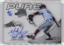 2013 Leaf Trinity Pure Auto Silver 20/60 Mark Appel #P-MA1 Auto 3j7