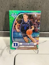 Darren Harris 1st Bowman Green Shimmer Bowman Chrome 2025 Duke