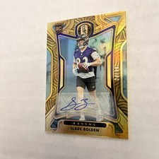 2022 Panini Gold Standard Football Rookie Auto/49 Slade Bolden 