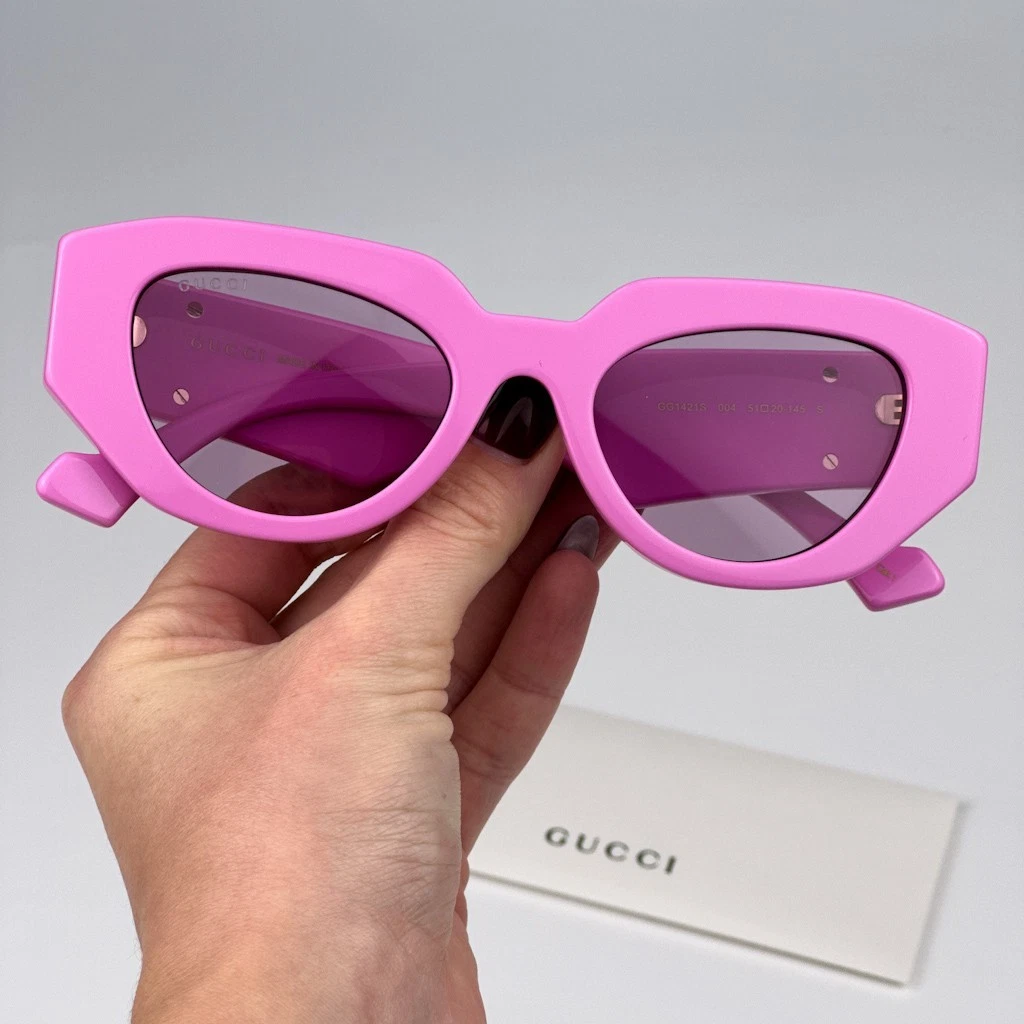 Gucci Oversized Pink Sunglasses for Women for sale | eBay