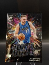 2024-25 panini optic fast break silver disco lights out Luka Doncic