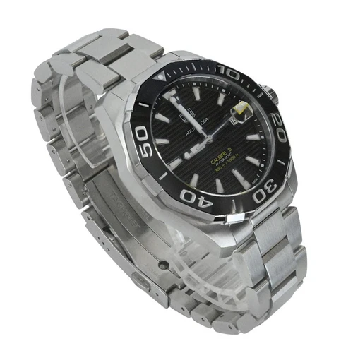 TAG HEUER AQUARACER Calibre 5 WAY201A.BA0927 Ceramic SS Black Men's Wristwatch