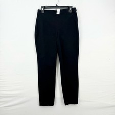 Everlane Women High Waisted Ankle Cropped Trouser Black Pants Size 6