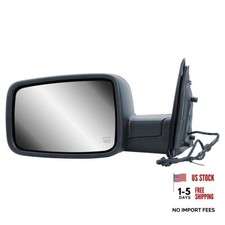 Driver Left Side Door Mirror Power Heated Manual Folding with Driver LH Side