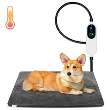 ENJOY PET Cat Dog Heating Pad, 9 Levels Temp  13 Levels Timer, Che... Fast Ship