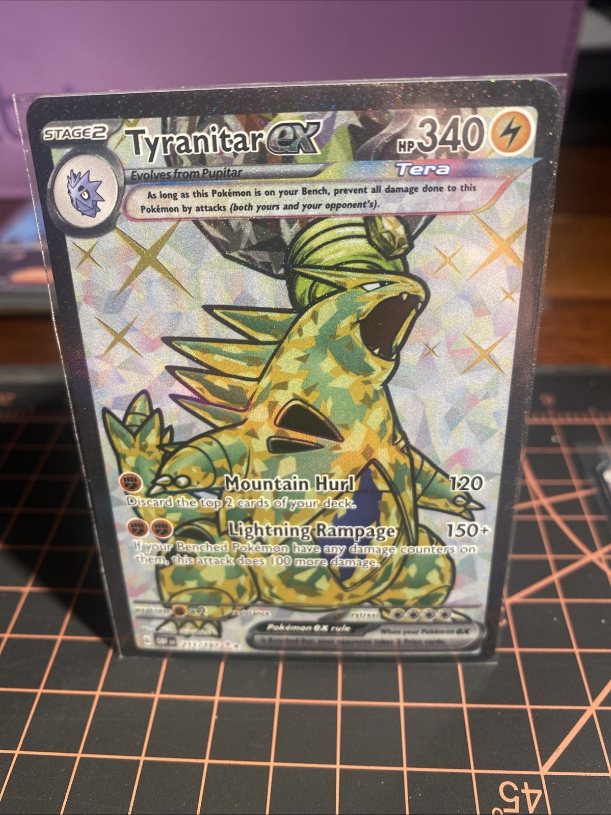 Tyranitar ex 211/197 SV03: Obsidian Flames Holo