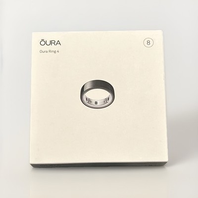 Oura Ring Gen 4 Size 8, Black (open box)