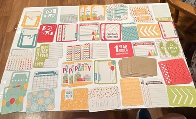 Birthday Scrapbooking Cards:We R Memory Keepers; 65 (3x4) Cards; 15 (4x6) Cards
